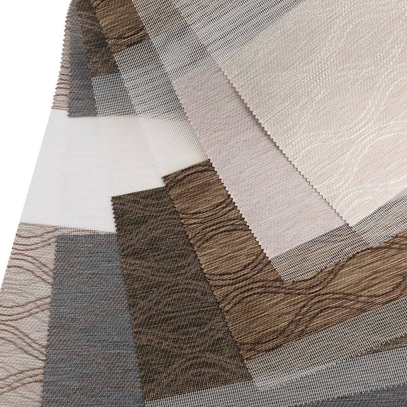 F040 Hotel Cubiculum diei-nocte cortinam Semi-Blackout Zebra Caeci Fabric