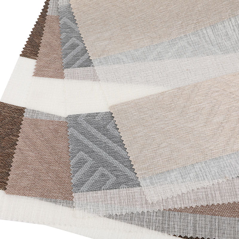 GD10 Double-Layer Light Transmission Semi-Blackout Zebra Blind Fabric