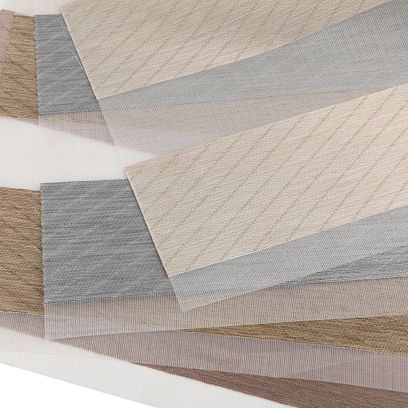 GD23 Geminus Insulation Novifacta Semi-Blackout Zebra Blind Fabric