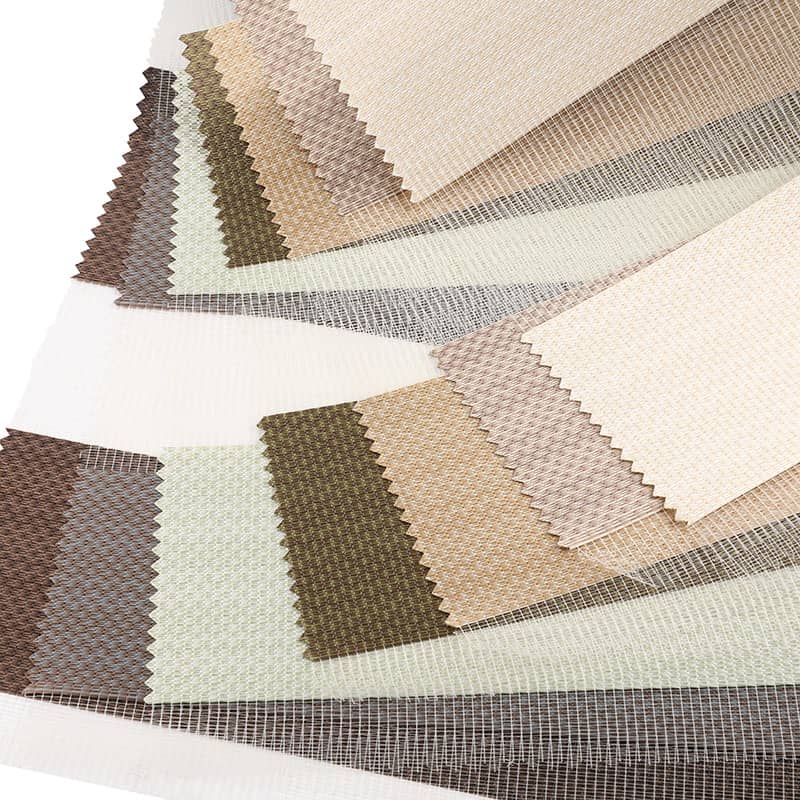 F060 officium Domus Duplex-Layer Soft Semi-Blackout Zebra Blind Fabric