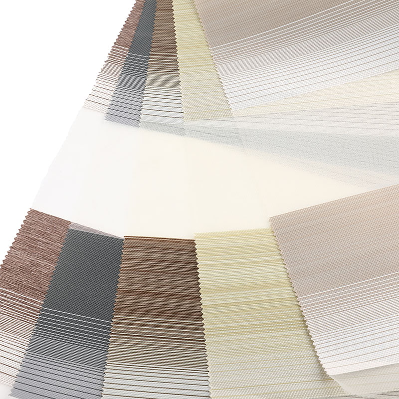 YX04 Duplex Layer Soft Light Semi-Blackout Zebra Blind Fabric