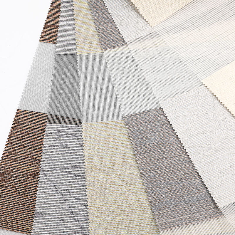 F079 Polyester Mollis Gauze cortinam Jacquard Zebra Blind Fabric