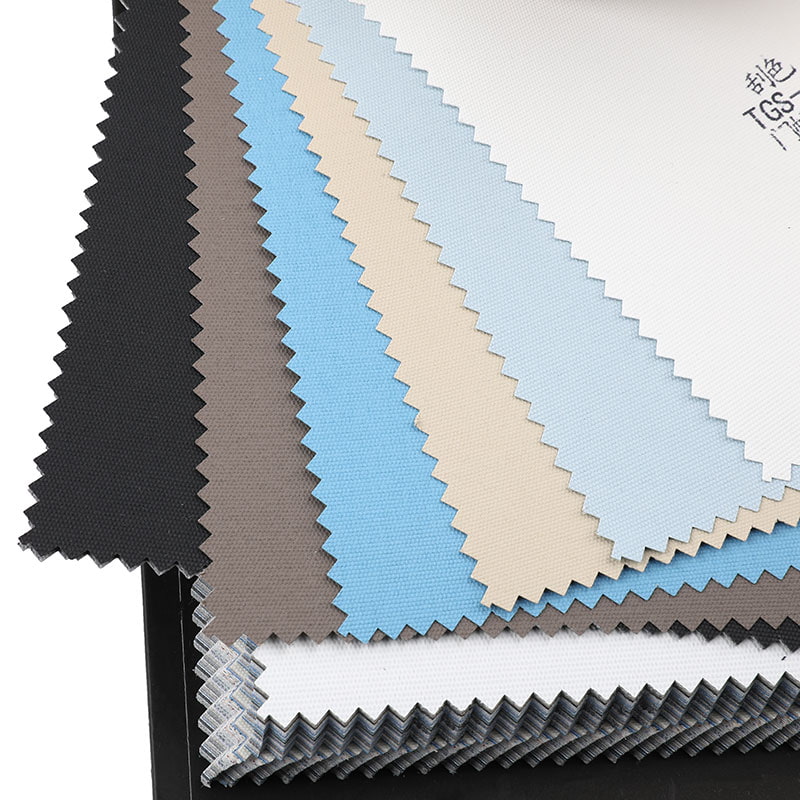 TGS 300cm Double Color Coating Semi-Blackout Roller Blind Fabric