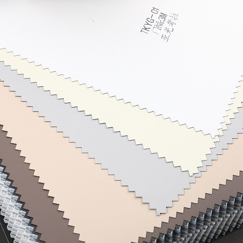 TKYG 300cm Double Face Color Glue 100% Blackout Roller Blind Fabric