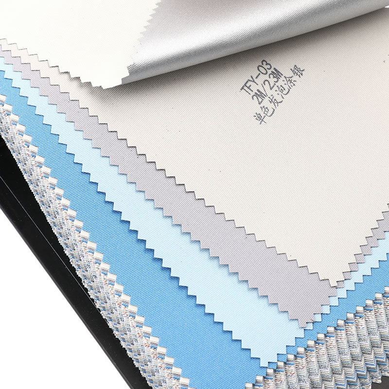 TFY Spuma Silver Coating Teubneriana 100% Blackout Roller Blind Fabric