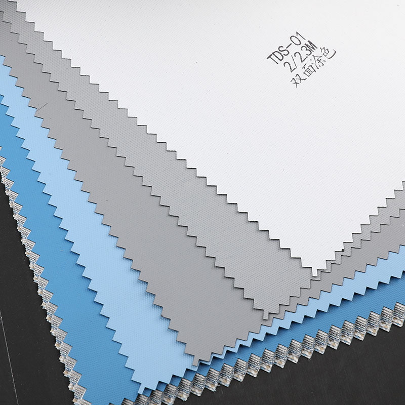 TDS 200/230cm Double Face Color Glue 100% Blackout Roller Blind Fabric